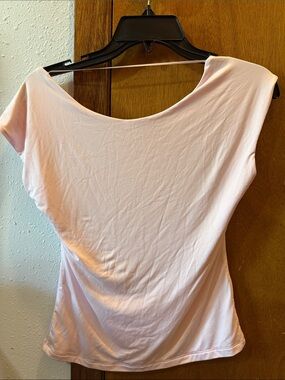 Blanca Line Light Pink Boatneck Short Sleeve Top New without tags